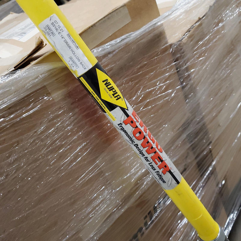 Nupla Ergo Power Drain Spade 14" x 4.75" Blade 48" Molded Fiberglass Core Handle 4