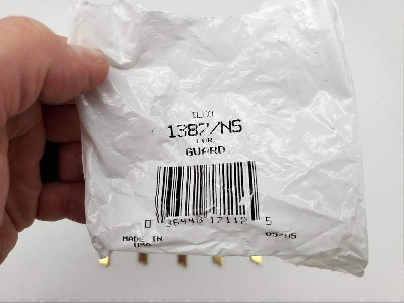 10x Ilco 1387 Guard Key Blanks Safe Deposit Box 0.080" T 0.280" W Nickel Silver 4