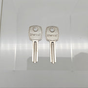 2x American FKB Padlock Key Blanks for F24 & F25 Warded Padlocks Nickel Plated 1