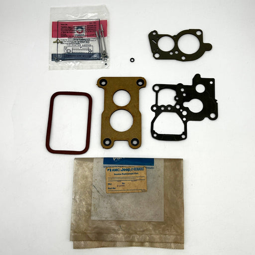AMC Jeep 8133980 Carburetor Gasket Kit Incomplete w/ 2380 Tagged OEM New NOS 1