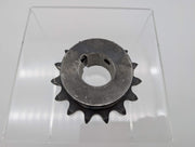 Tsubaki 50B15F-1-1/8 Roller Chain Sprocket 1.125" Bore 15 Teeth 50 / 5/8 Chain 2