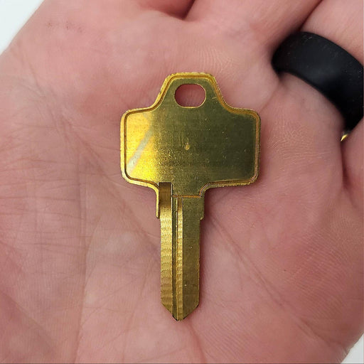 10x National D8777 Key Blanks Brass for National Lock Co Cam Locks Reversible 1