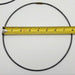 HPC LKR-8 Large Key Rings 8" Diameter Threaded Fastener Holds 100 Keys 3 Pack 3