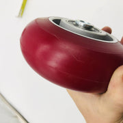 2pk Colson CG-Max Caster Wheel 5 x 2 Polyurethane On Aluminum Maroon 1000lb Capa 11