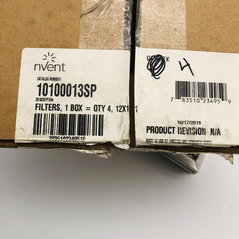 Nvent Hoffman Enclosures 10100013SP Air Filter 12x11 13 17 33 Ac He33 Pack of 4 2