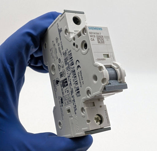 Siemens 5SY4104-7 Miniature Circuit Breaker Single Pole 4A Sentron Supplementary 1