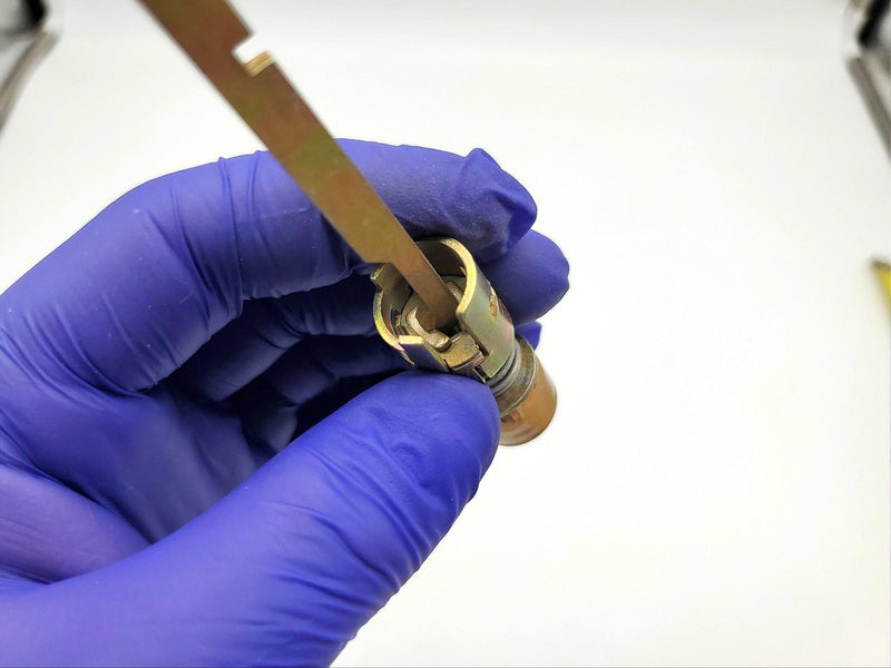 Schlage 01-056 Plunger & Button Inside Satin Bronze Privacy Knob A40S 4.25" L 3