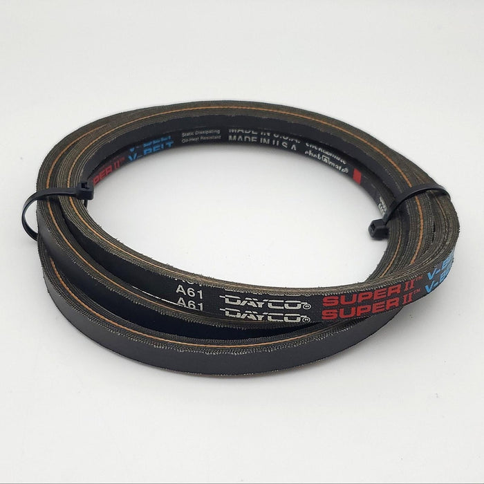 Dayco A61 Belt Super II 1/2" Width 63" Length V-Belt 1