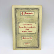 1890 Lutheran Church Handout Children's Foreign Missionary Society Pamphlet 9