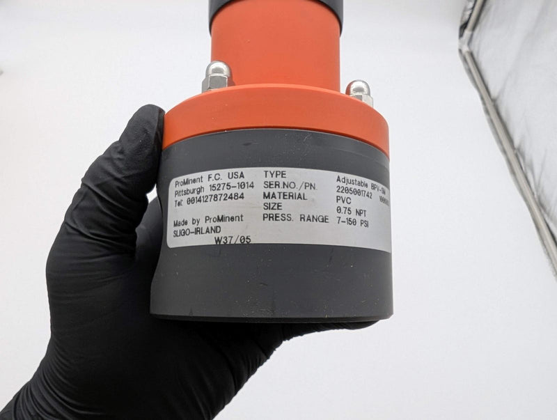 ProMinent 3/4" 3 Port PVC Pressure Relief Valve 7-150 PSI 1006863 3