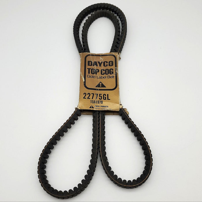 Dayco 22775 Belt 0.69" Width 78.14" Length Top Cog Gold Label 1