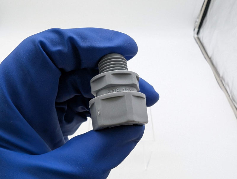 5x LAPP 55501320 Straight Conduit Fittings M16x1.5 Thread 43mm OAL 11mm Opening 3