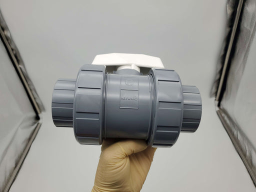 Hayward TB20200T 2" True Union Ball Valve CPVC 150 PSI FPM O-Rings 2