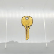 10x National D8789 Key Blanks for Cabinet / Drawer Locks Brass 6 Pin NOS 2