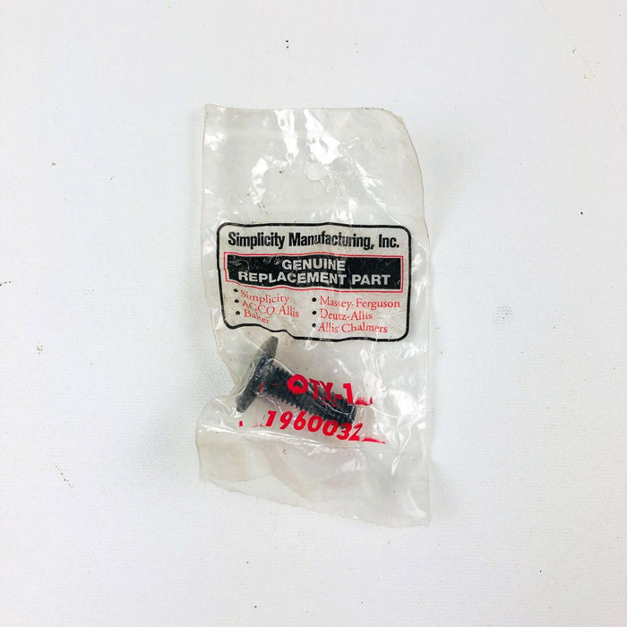 Simplicity 1960032 Hex Head Screw 3/8-16x1 OEM NOS Replaced by 1960032SM