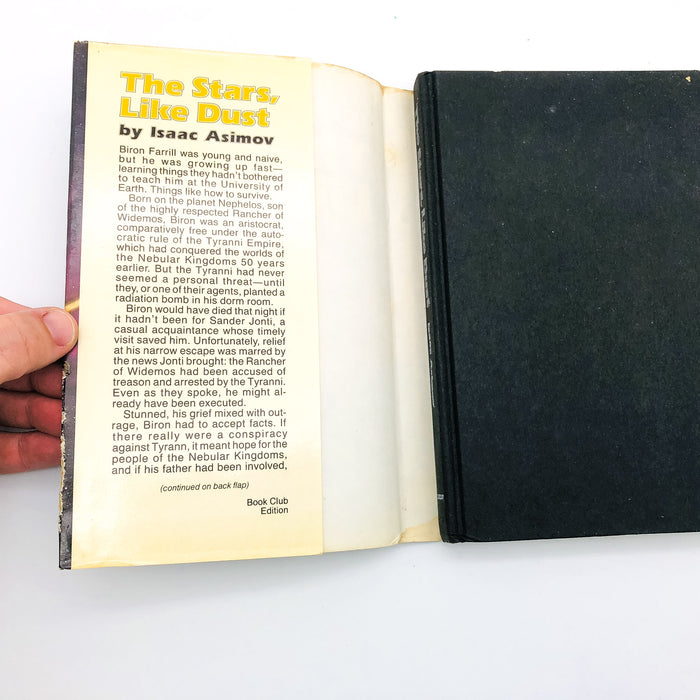 The Stars Like Dust Hardcover Isaac Asimov 1983 Galactic Empire Sci Fi Book Club 6