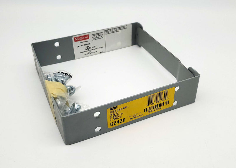 Hoffman F66GUC Wireway U-Connector fits 6" W x 6" L & Hardware 1