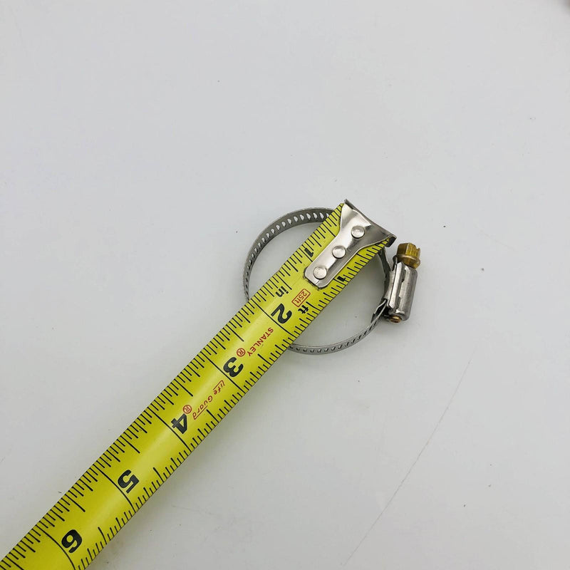 Breeze 64024 Hose Clamp 1-1/16 x 2in Worm Drive 301 SS Band 410 SS Screw 10pk 2