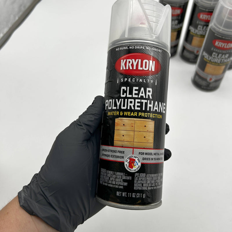 Krylon K07005777 Clear Polyurethane Spray Gloss Finish 11oz Can 5pk/Case