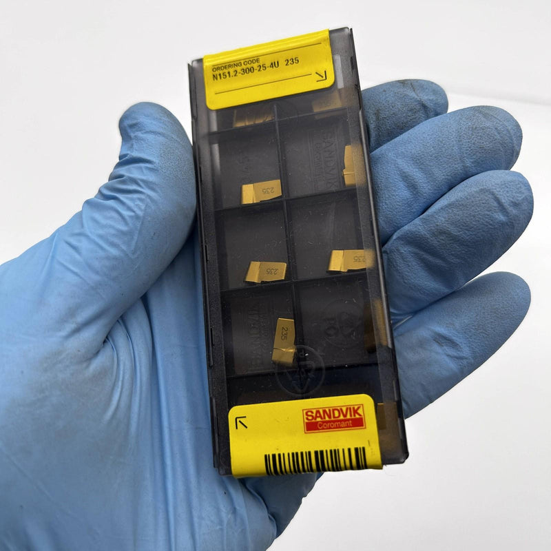 Sandvik N151.2-300-25-4U 235 Grooving Insert Carbide Series T-Max Q-Cut 10pk 6