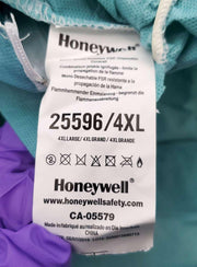 Honeywell Fire Resistant Coveralls 4XL Disposable Non-Woven Material 25596 PK 4 8