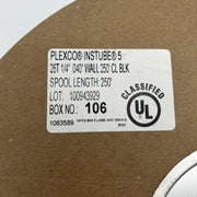 Plexco Instube 5 Pneumatic Tubing 26T 1/4" .040" Wall 250ft CL BLK PN 1063589 2