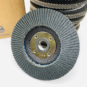 Weiler 51125 Flap Disc 4-1/2 Tiger Paw 60Z Grit 5/8-11 Arbor Hole Angled 10pk 3