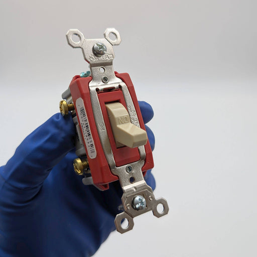 Pass & Seymour PS20AC1-I Single Pole Toggle Switch 20A 120/277V Ivory 1