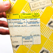 Mopar T1027058 Marker Lamp Lens Housing OEM NOS Renault 7701027058 8