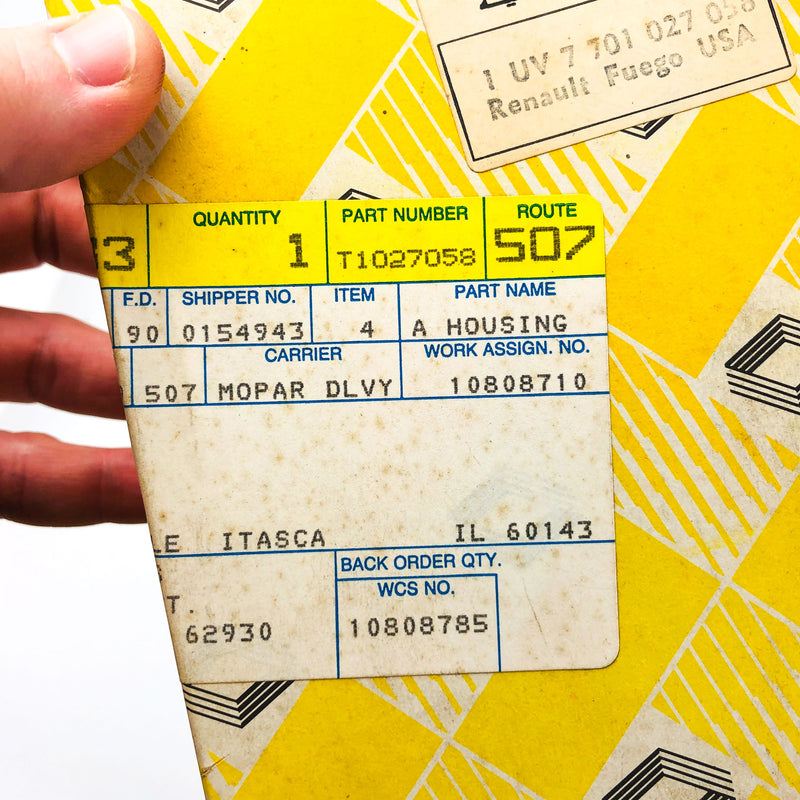 Mopar T1027058 Marker Lamp Lens Housing OEM NOS Renault 7701027058 8