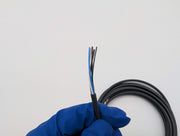 IFM EVC071 Cordset Assembly M12 Female to Bare Wire 5 Pin 5M Length 3 Amp Max 3