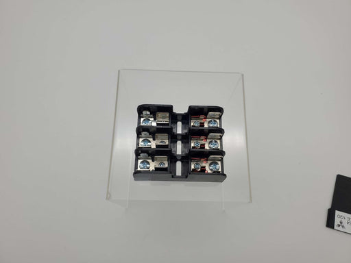 Mersen 30313R Fuse Block 30A 600V 3-Pole for Midget Fuses w/ Reinforced Clips 2