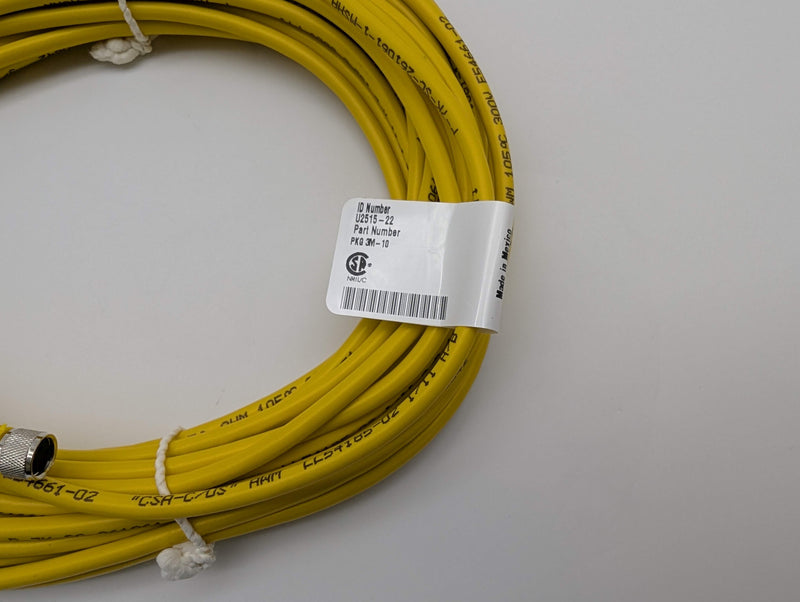 Turck PKG 3M-10 Actuator & Sensor Cable M8 Female 3 Pin to Bare Wire 3 Meter
