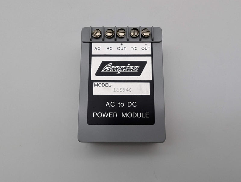 Acopian 12EB40 Linear Regulated AC/DC Power Supply Module 0.4A 12V DC 4.8W 2