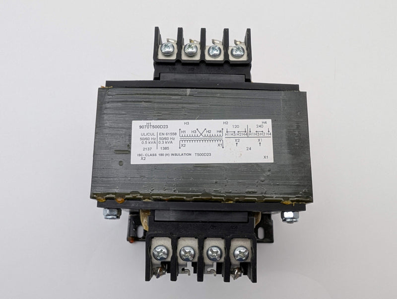 Square D 9070T500D23 500VA Control Transformer 120/240V - 24V Single Phase