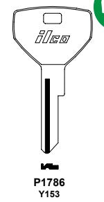 5x Ilco Y153 Key Blanks Fits Some Chrysler, Dodge & Plymouth Vehicles 2