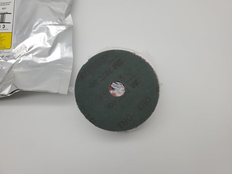 3M 89636 Fibre Sanding Discs 60 Grit 4-1/2" x 7/8" Arbor Ceramic Fiber Backed 3