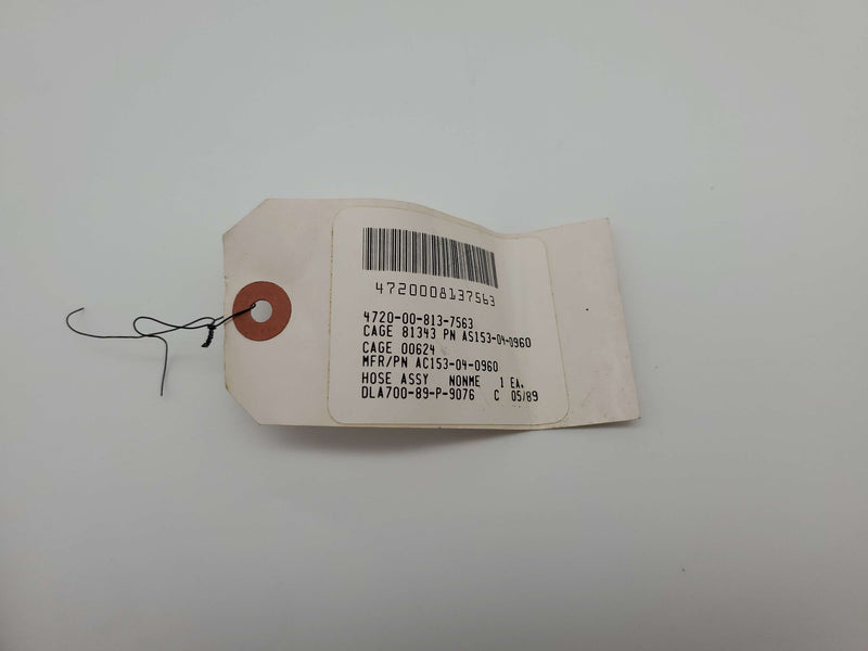 Aeroquip AC153-04-0960 96" Hose Assembly Nonmetallic 1/4" ID NSN 4720008137563 7