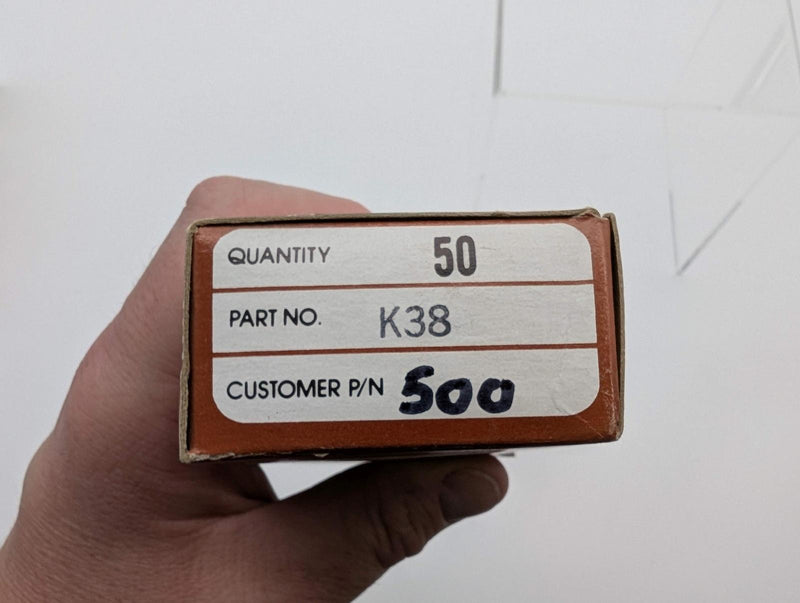 10x Chicago K38 Key Blanks for Some Chicago Cabinet Locks Brass 3