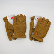 Majestic 1640 Winter Work Gloves Sz Small Side Split Lined Leather Knit 2 Pairs 7