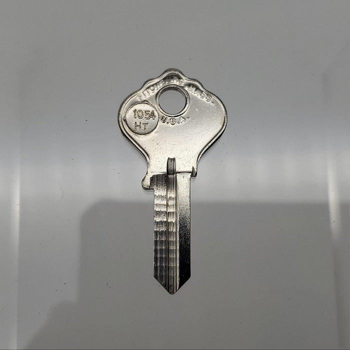 10x Ilco 1054HT Key Blanks For Some Ilco Locks aka X1054JK Nickel Plated NOS 2