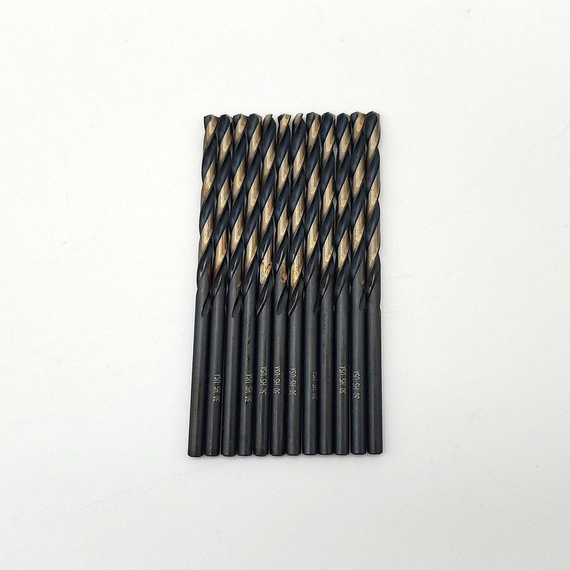 Cle-Line Size 30 Drill Bits 135 Deg Split Point HSS 2.75" OAL C18083 Pack of 12 1