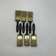 Osborn 70070 Varnish Brush 2in Wide 9/16in Thick 2-3/4in Trim White Bristle 6pk 8