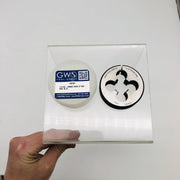 GWS 13232 Round Adjustable Split Die 11/16-20 NS Right Hand Thread HSS 2" OD 11