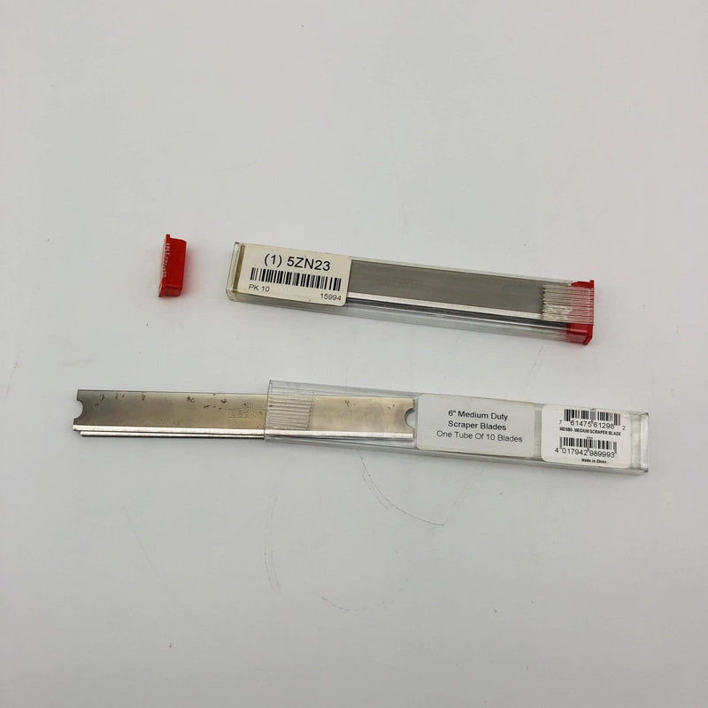 Unger MDSB0 Replacement Blades 6" Double Edged .036in Thick Medium Duty 17pk 6