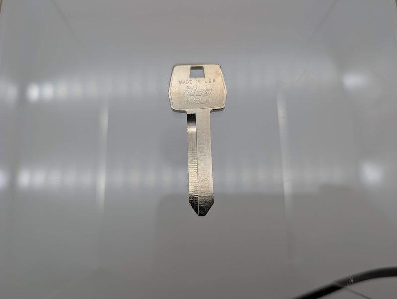 2x Ilco 1170LN Key Blanks for Some Older Lincoln Continentals Nickel Plated