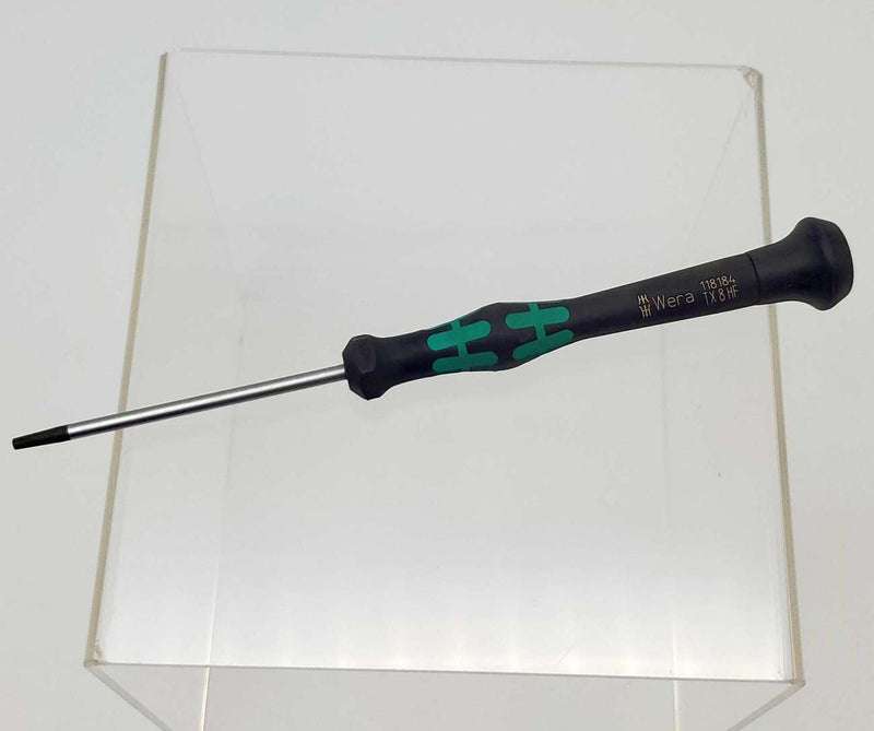 Wera TX8 Torx Screwdriver 8X60 MM 5-1/4" OAL 2-3/8" Shank 05118184001 1