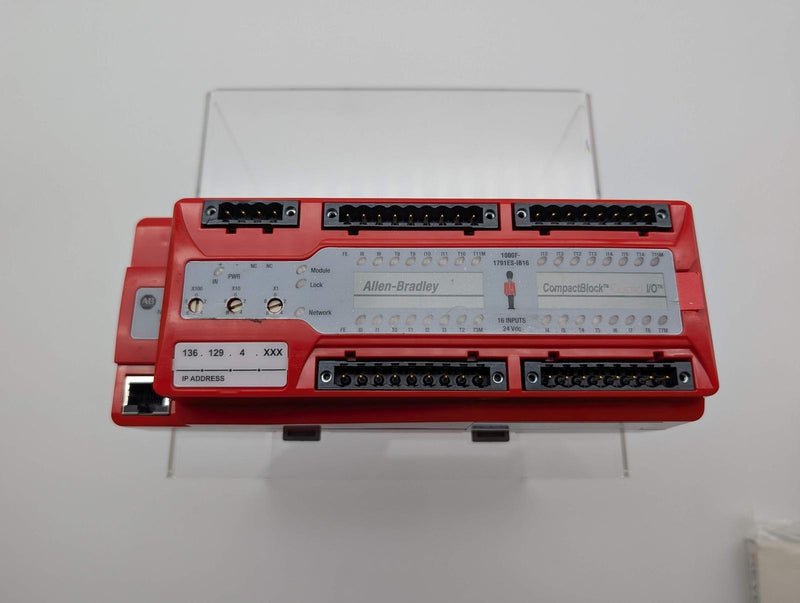 Allen Bradley 1000F-1791ES-IB16 Contact Block Ethernet Input Module 16 Inputs 2
