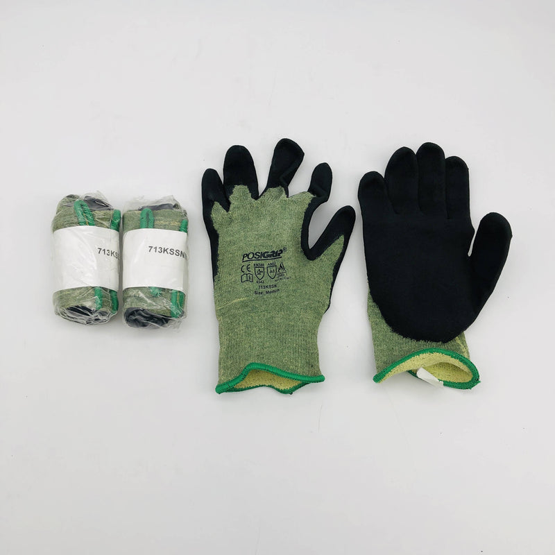 PIP 713KSSN Cut Resistant Glove Medium Lvl 6 Foam Nitrile Palm 13 Gauge 3 Pairs 8