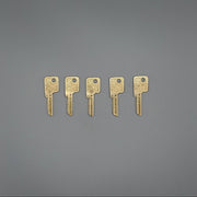 5x Yale EN13 Key Blanks JC Keyway Nickel Silver 5 Pin NOS 3